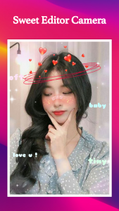 اسکرین شات 2 برنامه Sweet Editor Camera Lite