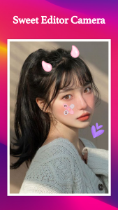 اسکرین شات 3 برنامه Sweet Editor Camera Lite
