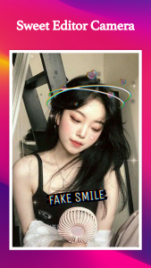 اسکرین شات 5 برنامه Sweet Editor Camera Lite