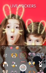 اسکرین شات برنامه Face Camera: Live Stickers 1