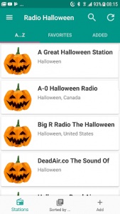 اسکرین شات برنامه Radio Halloween 🎃📻 1
