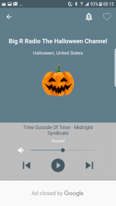 اسکرین شات برنامه Radio Halloween 🎃📻 2