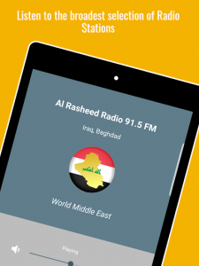 اسکرین شات برنامه Radio Iraq 📻🇮🇶 Iraqi Music & News Radio 6