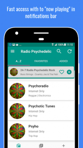 اسکرین شات برنامه Radio Psychedelic 📻🎶 Psy Music Radios 4