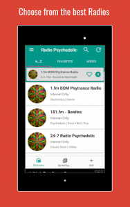 اسکرین شات برنامه Radio Psychedelic 📻🎶 Psy Music Radios 8