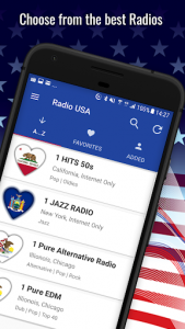 اسکرین شات برنامه 📻 USA Radio 󠁵󠁳󠁡󠁺󠁿🇺🇸 10.000+ Radio Stations 1