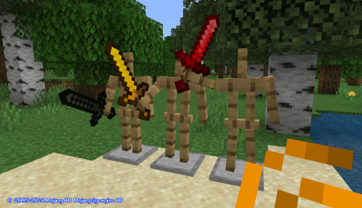 اسکرین شات برنامه Swords for minecraft pe 4