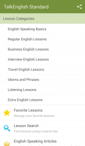 اسکرین شات برنامه Learn to Speak English 1
