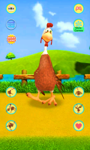 اسکرین شات برنامه Talking Chicken 1