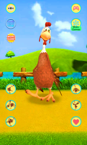 اسکرین شات 1 برنامه Talking Chicken