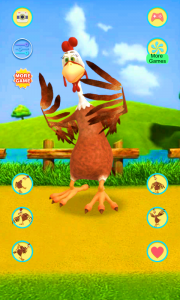 اسکرین شات 4 برنامه Talking Chicken