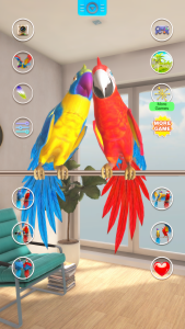 اسکرین شات 4 برنامه Talking Parrot Couple