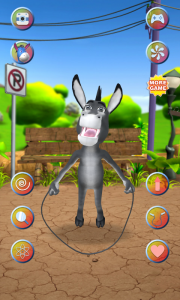 اسکرین شات برنامه Talking Donkey 3