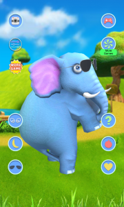 اسکرین شات برنامه Talking Elephant 5