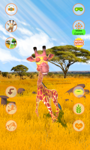 اسکرین شات برنامه Talking Giraffe 4