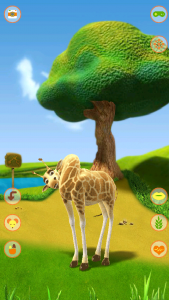 اسکرین شات برنامه Talking Giraffe 6