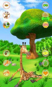 اسکرین شات 2 برنامه Talking Giraffe
