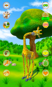اسکرین شات 1 برنامه Talking Giraffe