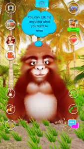 اسکرین شات 2 برنامه Talking Gorilla