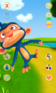 اسکرین شات برنامه Talking Monkey 2