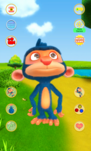 اسکرین شات برنامه Talking Monkey 1