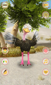 اسکرین شات 2 برنامه Talking Ostrich