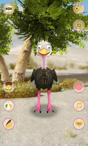 اسکرین شات برنامه Talking Ostrich 1