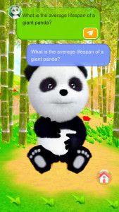اسکرین شات 2 برنامه Talking Panda