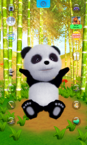 اسکرین شات 4 برنامه Talking Panda