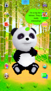 اسکرین شات 1 برنامه Talking Panda