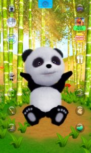 اسکرین شات برنامه Talking Panda 4