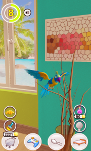 اسکرین شات برنامه My Talking Parrot 6