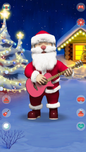 اسکرین شات 1 برنامه Talking Santa Claus