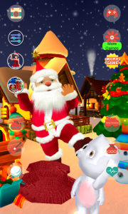 اسکرین شات 5 برنامه Talking Santa Claus