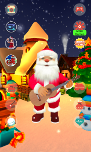 اسکرین شات برنامه Talking Santa Claus 6