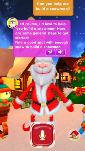 اسکرین شات 8 برنامه Talking Santa Claus