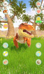 اسکرین شات 1 برنامه Talking Tyrannosaurus Rex