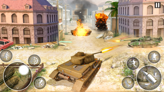اسکرین شات بازی Tank Wars - Tank Battle Games 2