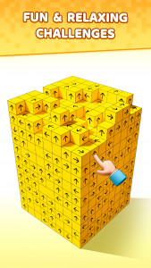 اسکرین شات 3 بازی Tap Out - 3D Block Pop