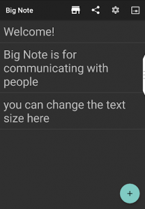 اسکرین شات 1 برنامه Big Note