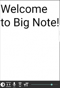اسکرین شات برنامه Big Note 2