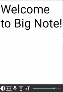 اسکرین شات 2 برنامه Big Note