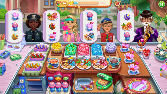 اسکرین شات بازی Tasty World: Restaurant Games 4
