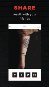اسکرین شات برنامه INKHUNTER - try tattoo designs 4