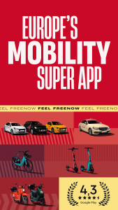 اسکرین شات برنامه FREENOW - Mobility Super App 1