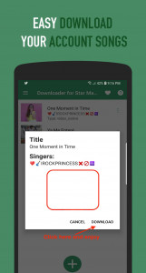 اسکرین شات برنامه Sing Downloader for Star Maker 2