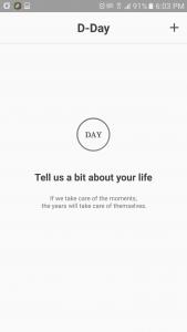 اسکرین شات 2 برنامه D-day Counter widget
