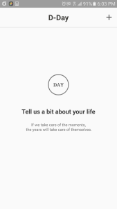 اسکرین شات 2 برنامه D-day Counter widget