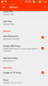 اسکرین شات برنامه eProxy For Android 6
