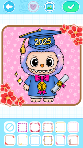 اسکرین شات 3 بازی Labubu Coloring Games for Kids